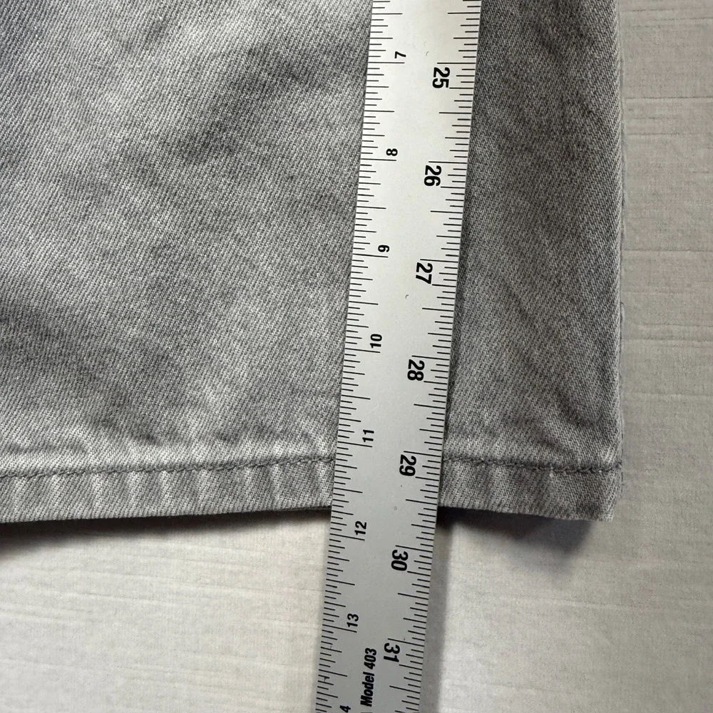 Levis 501xx Jeans Mens 44x32 (Fits 41X29)‎ Straight Gray Selvedge Stained